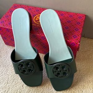 Tory Burch Miller Slide 8.5 Green